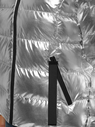 Куртка жіноча срібляста OZONEE JS/M23061/6