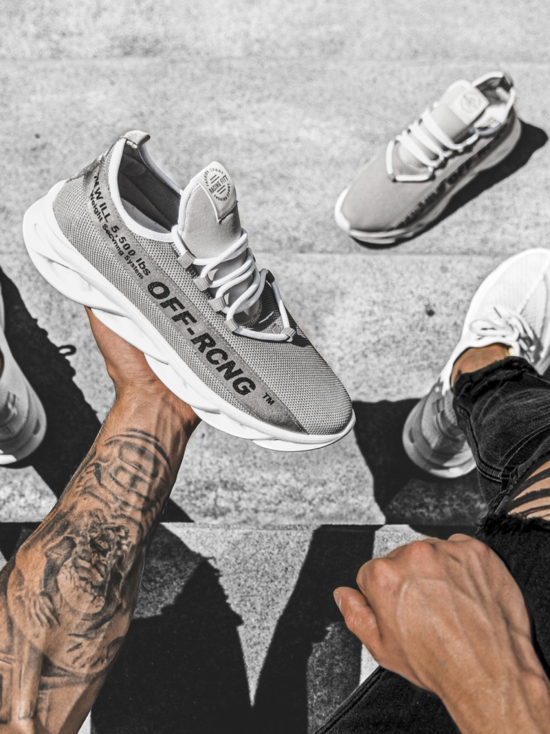 Sneakersy szare OZONEE T/02