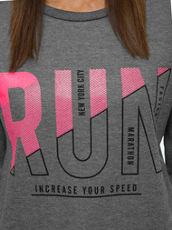 Bluza damska grafitowa OZONEE JS/B26006