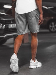 Spodenki dresowe męskie szare OZONEE O/WW20013/2