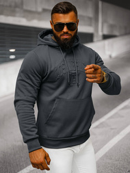 Толстовка чоловіча Графiтова OZONEE JS/27B6511/5