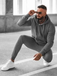 Спортивний костюм чоловічій графіт OZONEE JS/68C10386/5Z