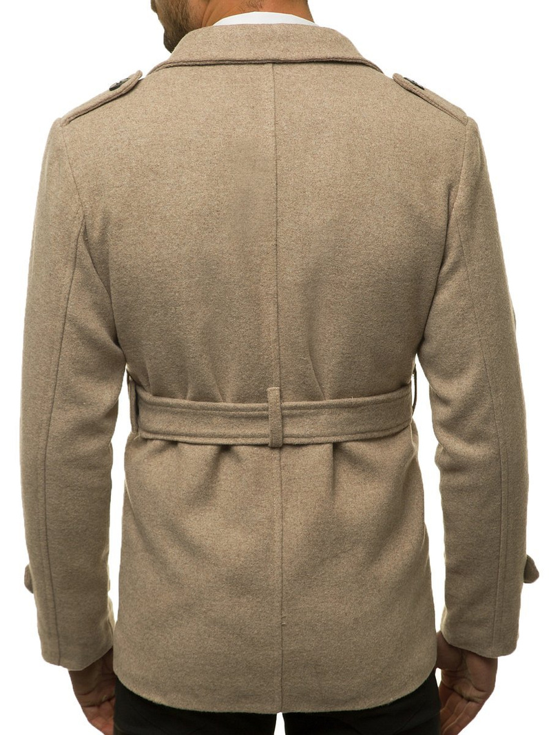 Пальто чоловіче Бежевий OZONEE O/5627