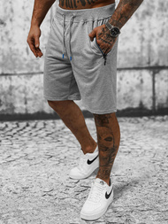 Spodenki dresowe męskie szare OZONEE JS/8K292