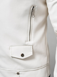 Чоловіча шкіряна куртка Бiла OZONEE O/88121