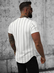 T-shirt męski biały OZONEE O/P1116