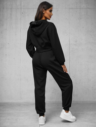 Komplet dresowy damski dwuczęściowy czarny OZONEE O/XYS3225