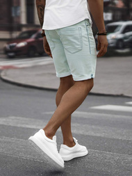 Spodenki męskie jeansowe jasnoniebieskie OZONEE O/19200Z