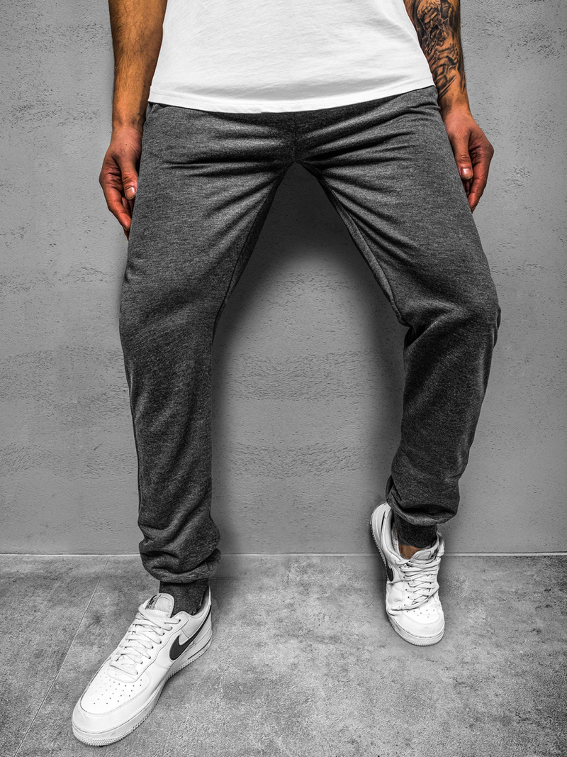 Штани спортивні чоловічі Темно-сірі JS/XW007SZ