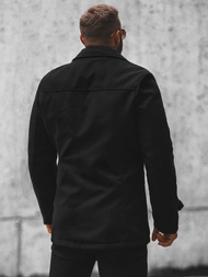 Płaszcz męski czarny OZONEE JS/79M3143Z