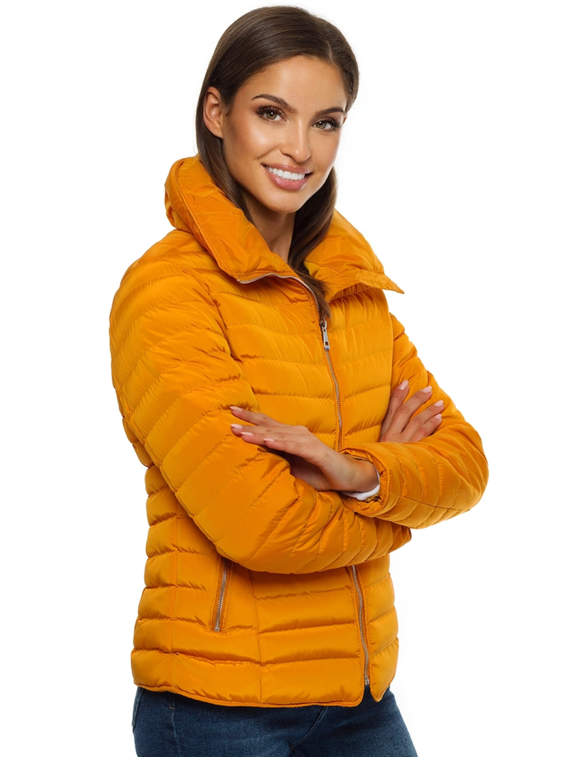Kurtka przejściowa damska pomarańczowa OZONEE JS/M23063/11