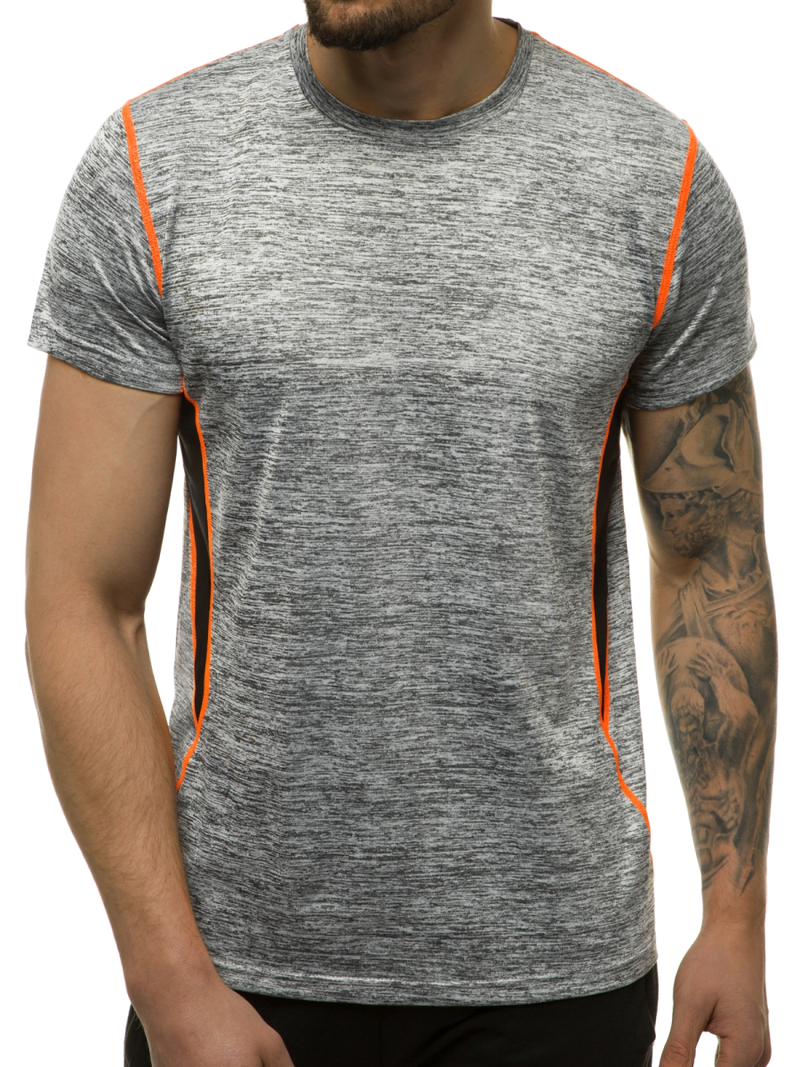 Футболка чоловіча Сiрий OZONEE JS/KS2104