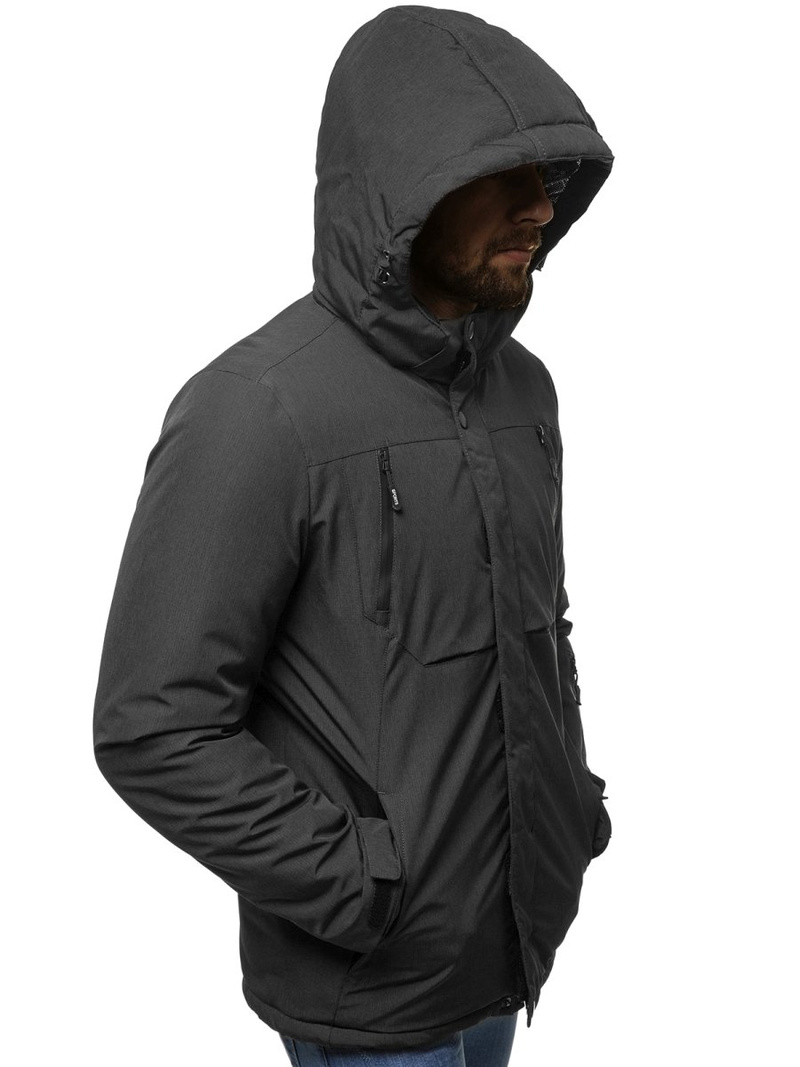 Куртка чоловіча Темно-сіра OZONEE O/9802