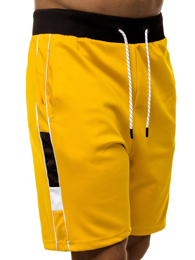Spodenki męskie żółte OZONEE JS/KK300171