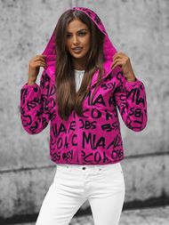 Kurtka damska dwustronna ciemno-różowa OZONEE O/H953