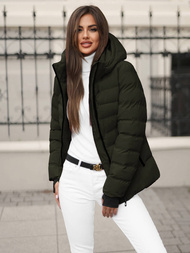 Куртка жіноча Темно-Зелена OZONEE JS/M769/136Z