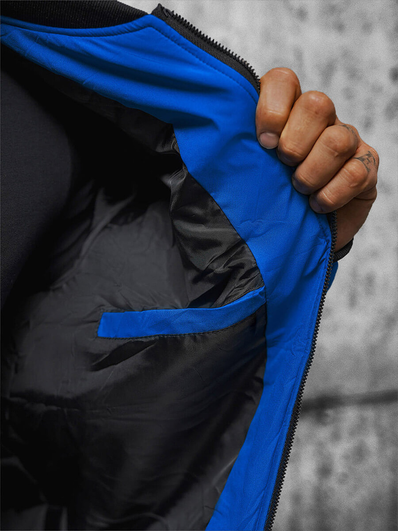 Куртка чоловіча cиня OZONEE JS/84M3007/184