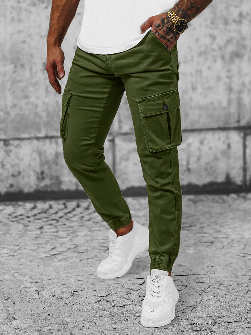 Штани чоловічі джоггери Зеленi OZONEE NB/MP0165MV