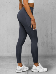 Legginsy damskie grafitowe OZONEE JS/35K1606/5