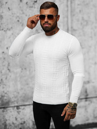 Светр чоловічій Біла OZONEE O/ZZ190126