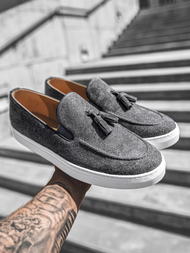 Чоловіче взуття снікерси Slip On Сiрi TAM/475