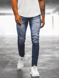 Spodnie jeansowe męskie niebieskie OZONEE NB/MP0054B