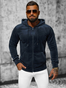 Толстовка костюм чоловіча tемно-cиня OZONEE JS/8B1168/25