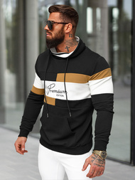 Толстовка чоловіча чорна OZONEE O/B7524Z