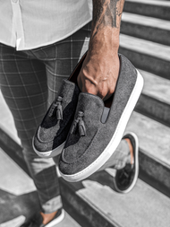 Чоловіче взуття снікерси Slip On Сiрi TAM/475