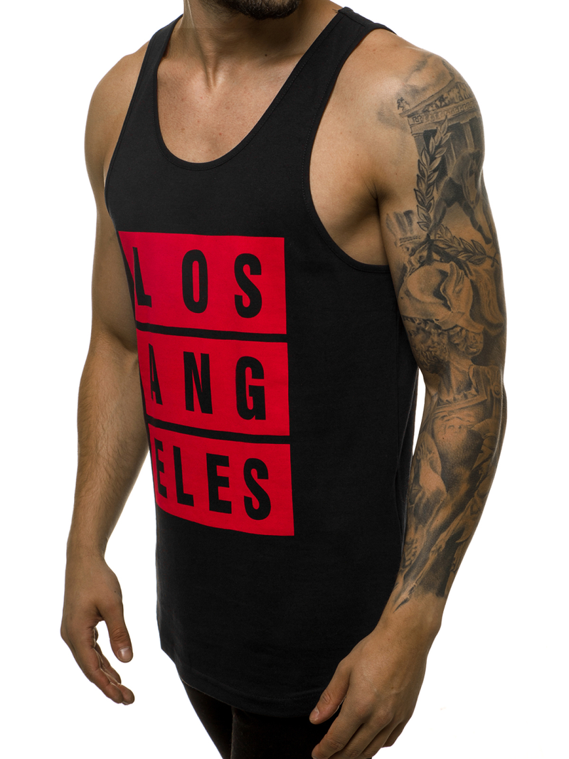 Майка чоловіча Чорна OZONEE 724T