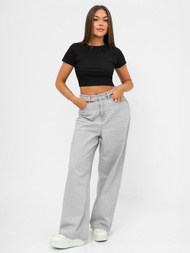 T-shirt damski czarny OZONEE JS/96T666/3