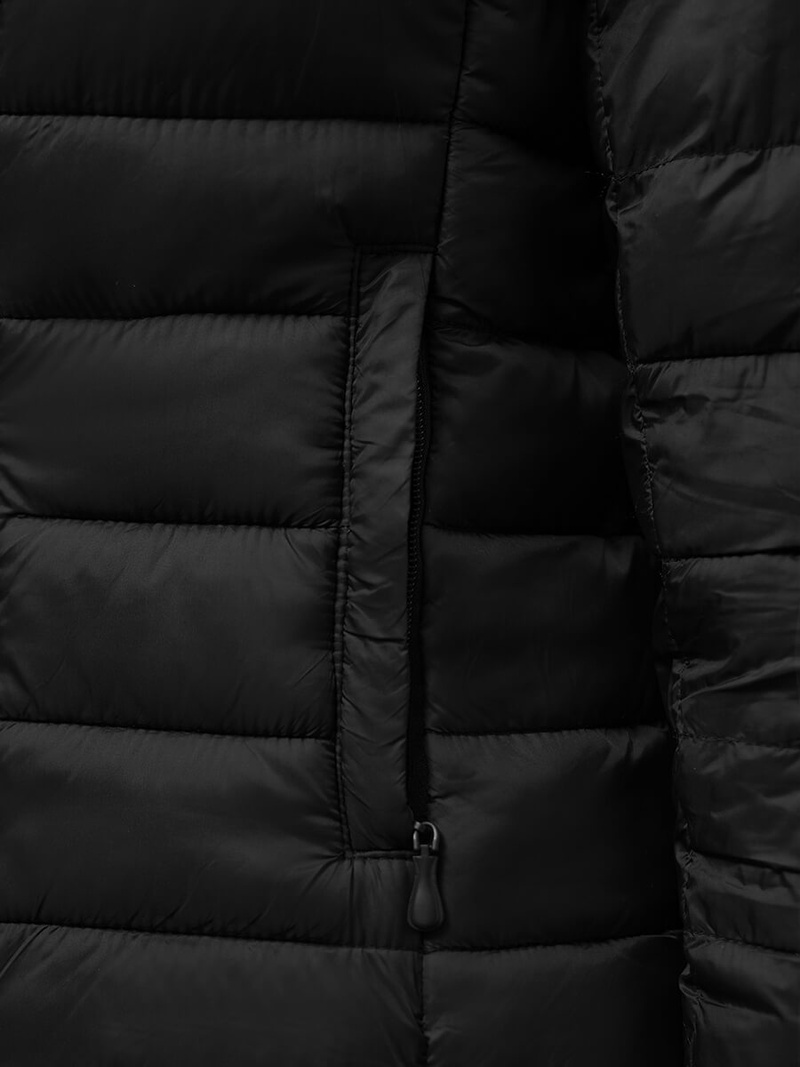 Kurtka damska pikowana czarna OZONEE JS/23M9001/392