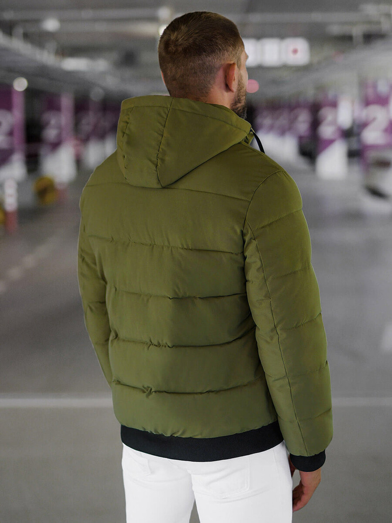 Kurtka zimowa męska jasna-khaki OZONEE JS/31M5023/62Z