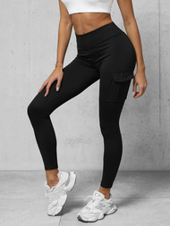 Legginsy damskie czarne OZONEE O/A10319