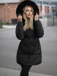 Куртка жіноча чорна OZONEE JS/16M9099/392Z