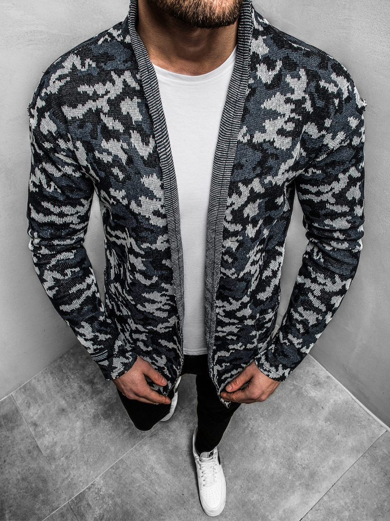 Светр чоловічій Темно-Синiй OZONEE MECH/0929Z