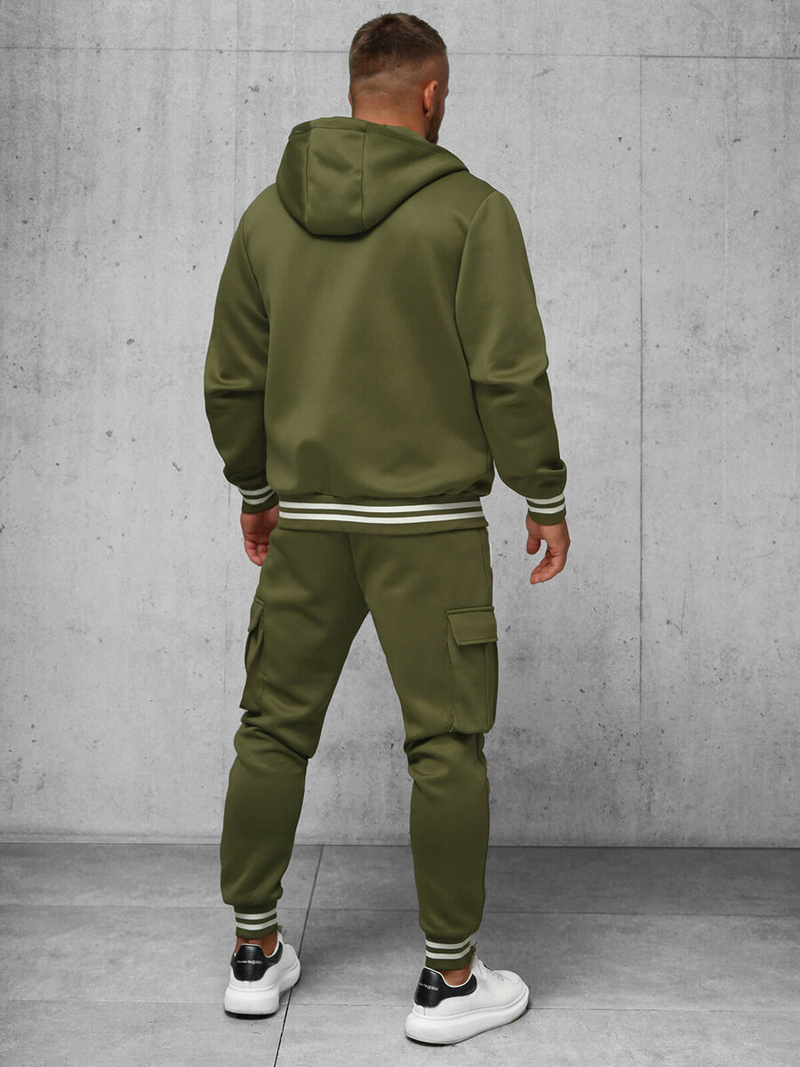 Komplet dresowy męski khaki OZONEE JS/27C6506/29