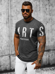 T-shirt męski grafitowy OZONEE O/1180Z