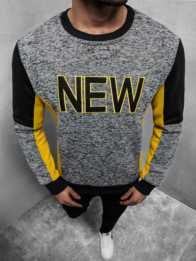 Bluza męska szara OZONEE JS/KS1908Z