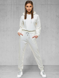 Komplet dresowy dwuczęściowy ecru OZONEE O/12109