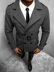 Пальто чоловіче Темно-Сiрий OZONEE O/5627