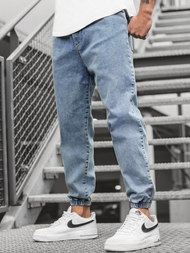 Spodnie męskie jogger jasnoniebieskie OZONEE O/K153/2