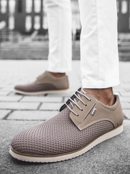 Buty męskie beżowe t/682