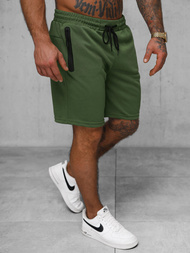 Spodenki dresowe męskie khaki OZONEE JS/17K533/29