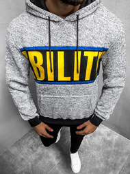 Bluza z kapturem męska szara OZONEE JS/KS1936Z