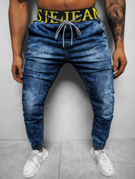  Штани чоловічі джоггери Синi OZONEE DR/TF113