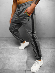 Spodnie dresowe męskie grafitowe OZONEE JS/68K10333