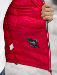 Kurtka męska przejściowa czerwona OZONEE JB/JP1100Z