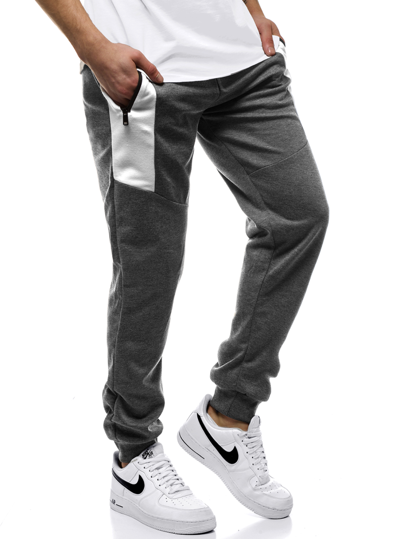 Штани спортивні чоловічі Темно-сірі OZONEE JS/JZ11011