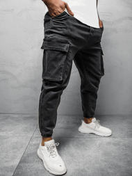 Штани чоловічі джоггери Графітові OZONEE MACH/51195